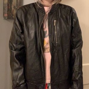 Faux Leather Jacket